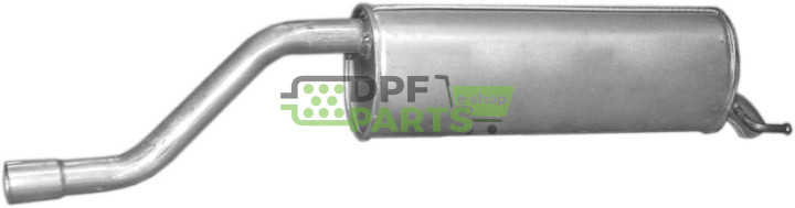 Koncový tlumič výfuku Opel Corsa D 1.3 Turbo Diesel CDTI 06-09, Polmo 17.342 A, OE 55702051 55702052 5852689 5852690