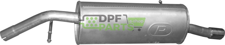 Koncový tlumič výfuku Peugeot 207 1.4i 16V/1.6i 16V, Polmo 19.182 A, OE 173088 1730X1