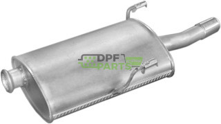 Koncový tlumič výfuku Peugeot 406 1.6i/1.8i kombi kat 96-, Polmo 19.190 A, OE 1726P8