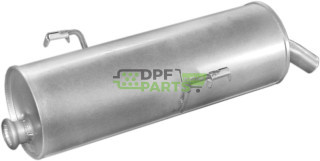 Koncový tlumič výfuku Peugeot 206 1.1 1.4 1.6 96-, Polmo 19.191 A, OE 1726X9