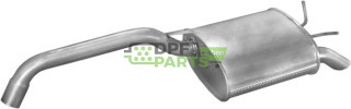 Koncový tlumič výfuku Renault Safrane 2.0i 16V 2.4i 20V 96-, Polmo 21.285 A, OE 7700414799