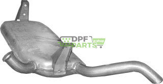 Koncový tlumič výfuku Renault Laguna II 1.6/1.8i -16V 1.9 dCi 01-07, Polmo 21.287 A, OE 82.00.256.279
