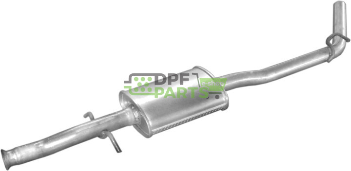 Střední tlumič výfuku Renault Kangoo 1.5 dCi TD 01-, Polmo 21.294 A, OE 8200075853