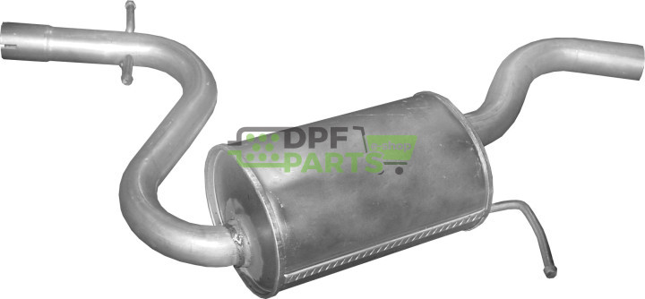 Střední tlumič výfuku Skoda Octavia II 1.6 FSi, Polmo 24.85 A, OE 1K0253209K