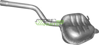 Koncový tlumič výfuku Skoda Octavia II 1.2 FSi, Polmo 24.89 A, OE 1K5253609A