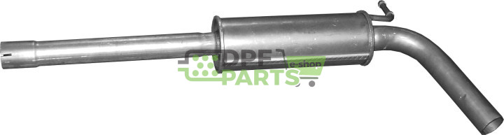 Střední tlumič výfuku Audi A1 / Seat Ibiza / Skoda Fabia / VW Polo, Polmo 24.97 A, OE 6R0253209D 6R0253209L