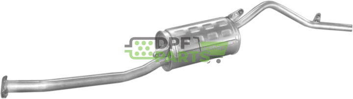 Koncový tlumič výfuku Suzuki Alto/Maruti  86- 96, Polmo 25.07 A, OE 1430084300 1430084312 1430084313