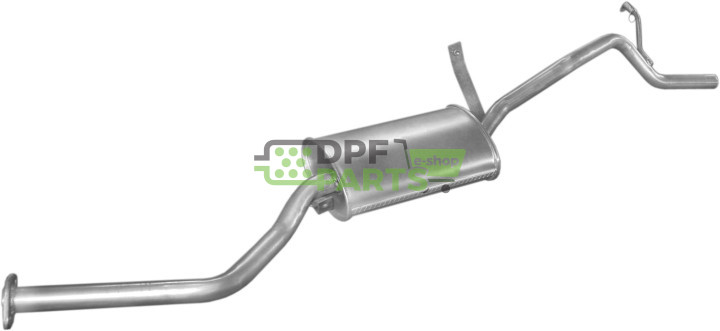 Koncový tlumič výfuku Suzuki Alto 1.0i  94-10/00, Polmo 25.08 A, OE 1430072F00 1430072F10 14300M72F10 14300M72F11 14300N72F10