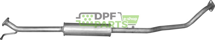 Střední tlumič výfuku Suzuki Splash / Opel Agila B, Polmo 25.16 A, OE 14250-73KA0 47 09 332 47 11 621 93194220 95507980