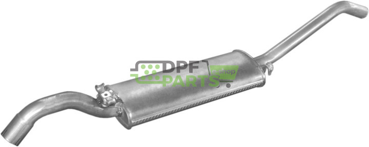 Koncový tlumič výfuku VW Jetta 1.8 84-89, Polmo 30.13 A, OE 165253609F 165253609G