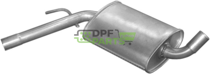 Střední tlumič výfuku VW Passat 1.6  1.8  1.9D kat  88-96, Polmo 30.17 A, OE 357253409 357253409K