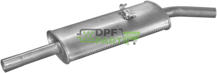 Koncový tlumič výfuku VW Passat 1.3  1.6 80-88/Santana 81-86, Polmo 30.18 A, OE 321253609B 323253609A