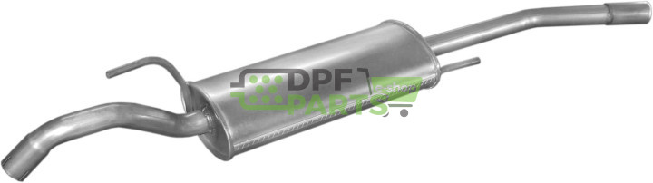 Koncový tlumič výfuku VW Passat 1.9D  88-93, Polmo 30.19 A, OE 357253609 357253609G