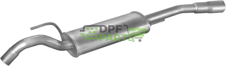 Koncový tlumič výfuku VW Passat 1.6TD/1.9TD  1.8  2.0 kat  88-93, Polmo 30.21 A, OE 357253609A 357253609H