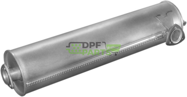 Střední tlumič výfuku VW LT 28/31/35/40/45/50 82-89 Diesel, Polmo 30.29 A, OE 073253411A 075253411C