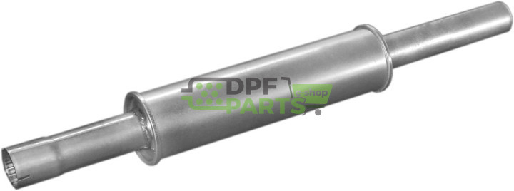 Střední tlumič výfuku VW Passat 2.0 -16V kat  88-93/Corrado/Golf 85-91/Seat Toledo 91-, Polmo 30.33 A, OE 535253209A