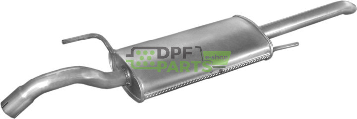 Koncový tlumič výfuku VW Passat 2.0i kat  93-96, Polmo 30.37 A, OE 3A0253609H 3A0253609M