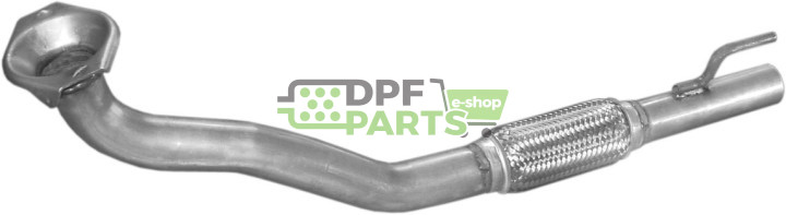 Rura kolektorowa VW Passat 1.9 D 05/89-07-91  ze złączem, Polmo 30.382 A, OE 357253091J
