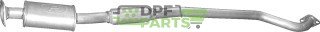 Střední tlumič výfuku Subaru Legacy III 2.0/2.5/ Outback 2.5, Polmo 46.24 A, OE 44200AE041