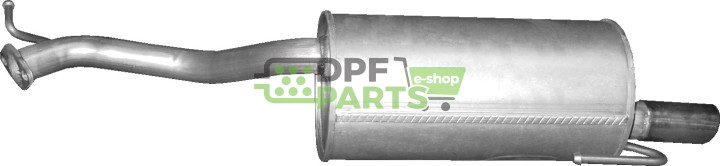 Koncový tlumič výfuku Subaru Legacy III 2.0/2.5, Polmo 46.25 A, OE 44300AE020