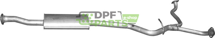 Střední tlumič výfuku Subaru Legacy, Polmo 46.27 A, OE 44200AG170 44200AG540 44200AG570 44200AG610