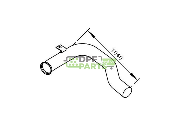 Rura kolektorowa Dinex 21213 , Nr OE: 1322830