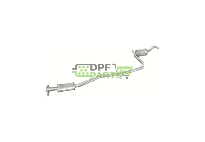 Střední tlumič výfuku FORD COURIER 1.3 - 08.59