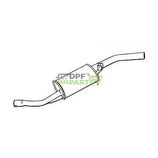 Tłumik końcowy Fiat - 5981360