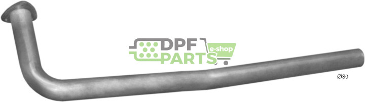 Rura kolektorová MAN 12.272 05/87-, Polmo 68.07 A, OE 81.15204.5383