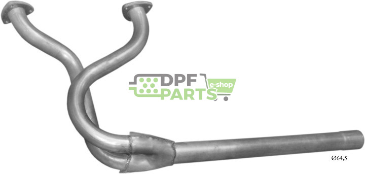 Sběrná trubka MAN 8.150 05/87-, Polmo 68.11 A, OE 81.15204.5441