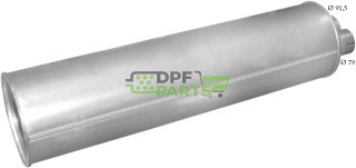 tlumič Renault Midliner S120 S135 S140 S150 S160 S180 S210, Polmo 70.02 A, OE 5010039826 5010163731 5010213815