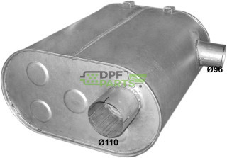 tlumič Renault Premium, Polmo 70.10 A, OE 5001843419 5010230752 5010269366