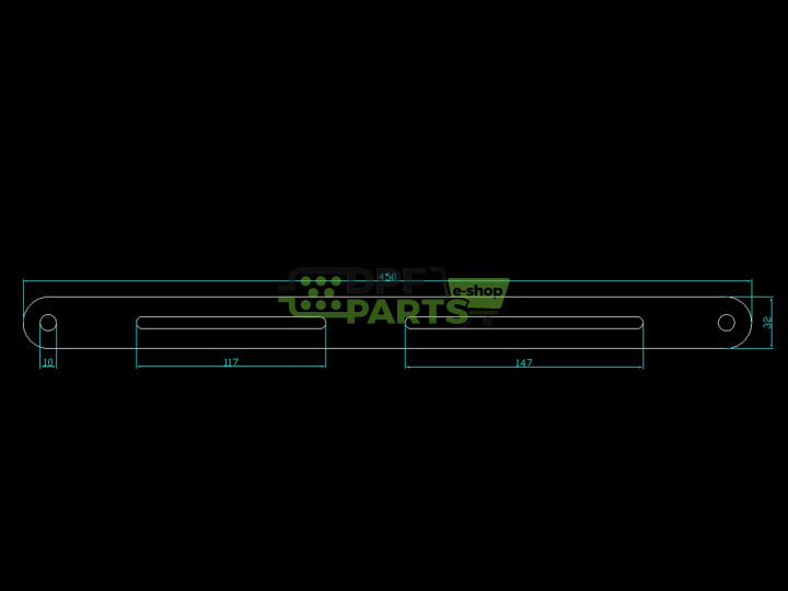 Opaska mocująca - 450 mm długości