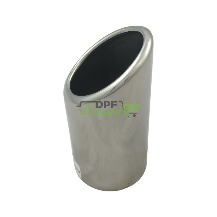 Końcówka ozdobna układu wydechowego  FI - 76 mm rant - 7 mm kąt ścięcia - 50 stopni