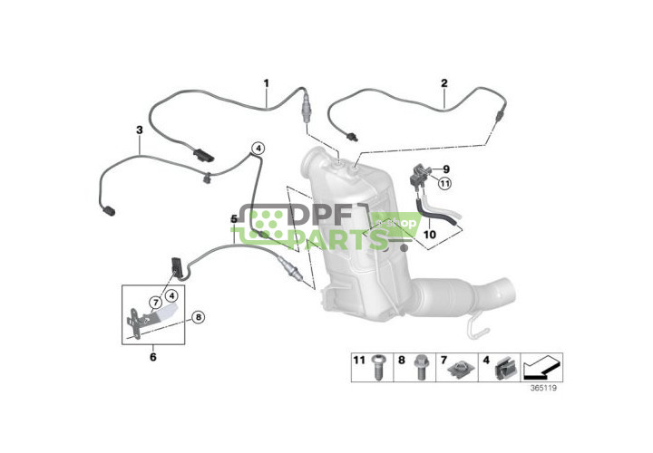 Sonda NOX BMW 118d, SH - 13628580408
