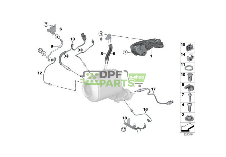 Sonda lambda BMW F39 X2 18d B47 SAC - 13628572800
