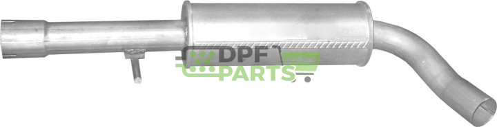 Střední tlumič výfuku Audi TT 1.8T Turbo coupe, cabrio 10/98-06/06, Polmo 01.251 A, OE 8N0 253 209 D