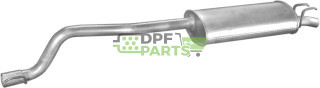 Koncový tlumič výfuku Dacia Solenza 1.4i sedan 04/2003-, Polmo 02.06 A, OE 6001546206