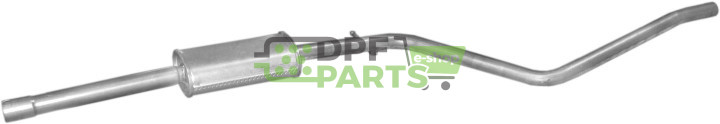 Střední tlumič výfuku Dacia Logan/Renault Logan 1.4/1.6i 03-, Polmo 02.08 A, OE 60.01.547.674 60.01.547.675 6001547675