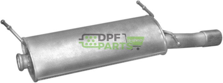 Koncový tlumič výfuku Citroen Xsara 1.9 SD/TD 2.0 HDi 97-04, Polmo 04.289 A, OE 1726.S8