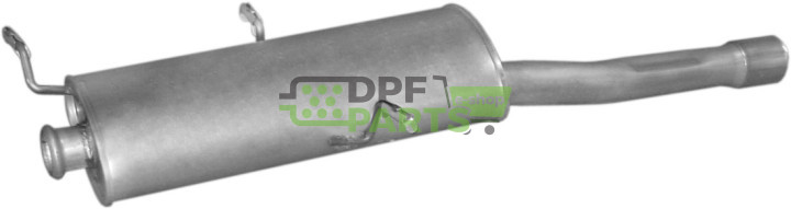 Koncový tlumič výfuku Citroen Xsara 1.9 SD/TD 2.0 HDi 98-05 kombi, Polmo 04.293 A, OE 1726.FG 1726.X6