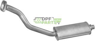 Počáteční tlumič Citroen Berlingo/ Peugeot Partner 1.9 D 02-03, Polmo 04.314 A, OE 1706.12