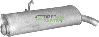 Koncový tlumič výfuku Citroen Berlingo I/ Peugeot Partner I 1.9D 11/02-08, Polmo 04.322 A, OE 1730.Q7