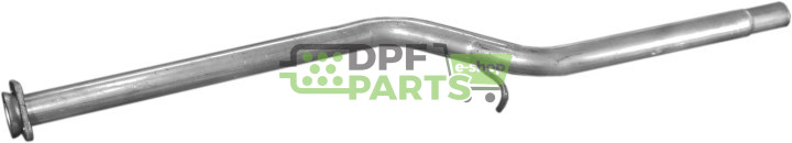 střední tlumič výfuku Fiat Uno 1.0ie kat  86-93, Polmo 07.247 A, OE 7 608 591 7 656 458