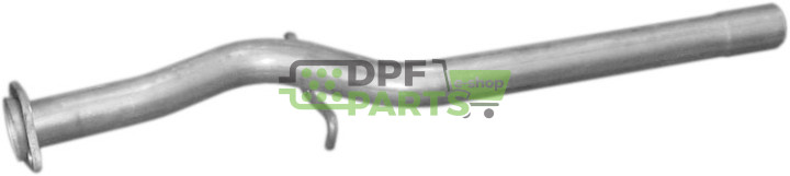 střední tlumič výfuku Fiat Uno 1.4 70 06/89-94/1.5 75 87-12/89 kat/1.5 75 12/89-94, Polmo 07.260 A, OE 7 683 268