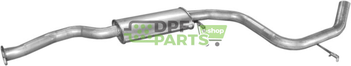 Střední tlumič výfuku Ford Escort 1.8 TD  sedan, hatchback  93 - 00, Polmo 08.147 A, OE 1019424 1109223 6919249 7243473