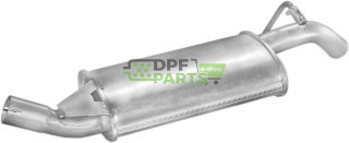 Koncový tlumič výfuku Ford Fiesta 89-90 1.1i, Polmo 08.160 A, OE 1659727 6188121