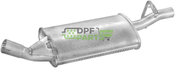 Koncový tlumič výfuku Ford Fiesta 1.8 Diesel, Classic89-97, Polmo 08.211 A, OE 1659729 5026798 6189087 6587740 6718284 7228681