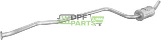 Střední tlumič výfuku Ford Fiesta 91-95 1.8D kat, Polmo 08.216 A, OE 6768678 6771613