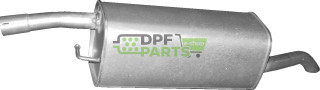 Koncový tlumič výfuku Ford Fusion 1.4i 16V, Polmo 08.668 A, OE 1207459 1230563 1316999 1383116 1557525 1557527 1578071